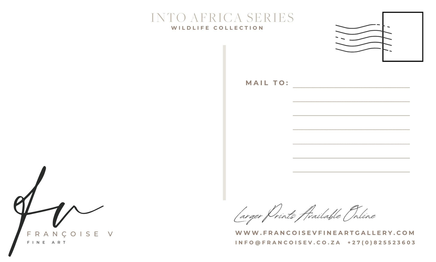 African Oasis Postcard