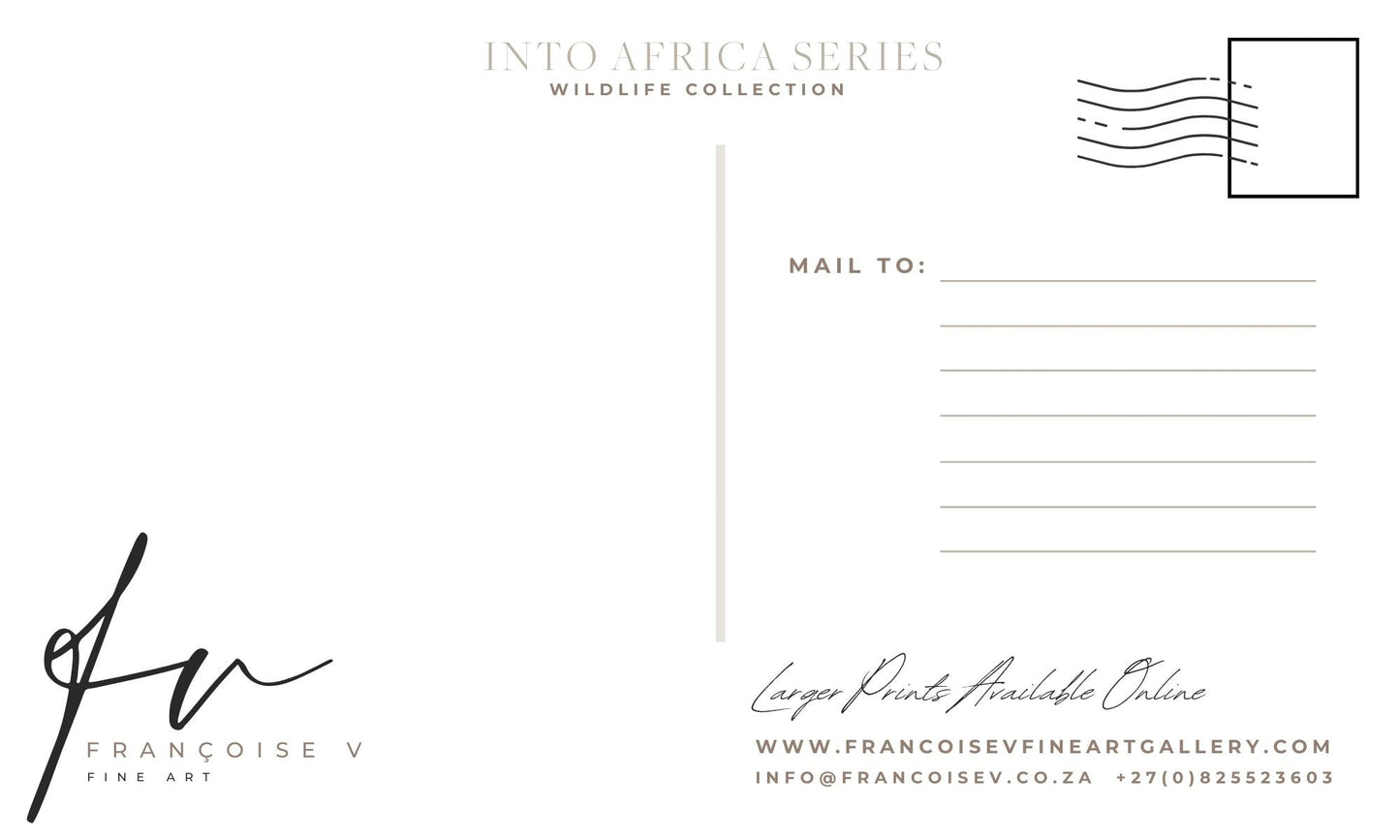 Idlovu Postcard
